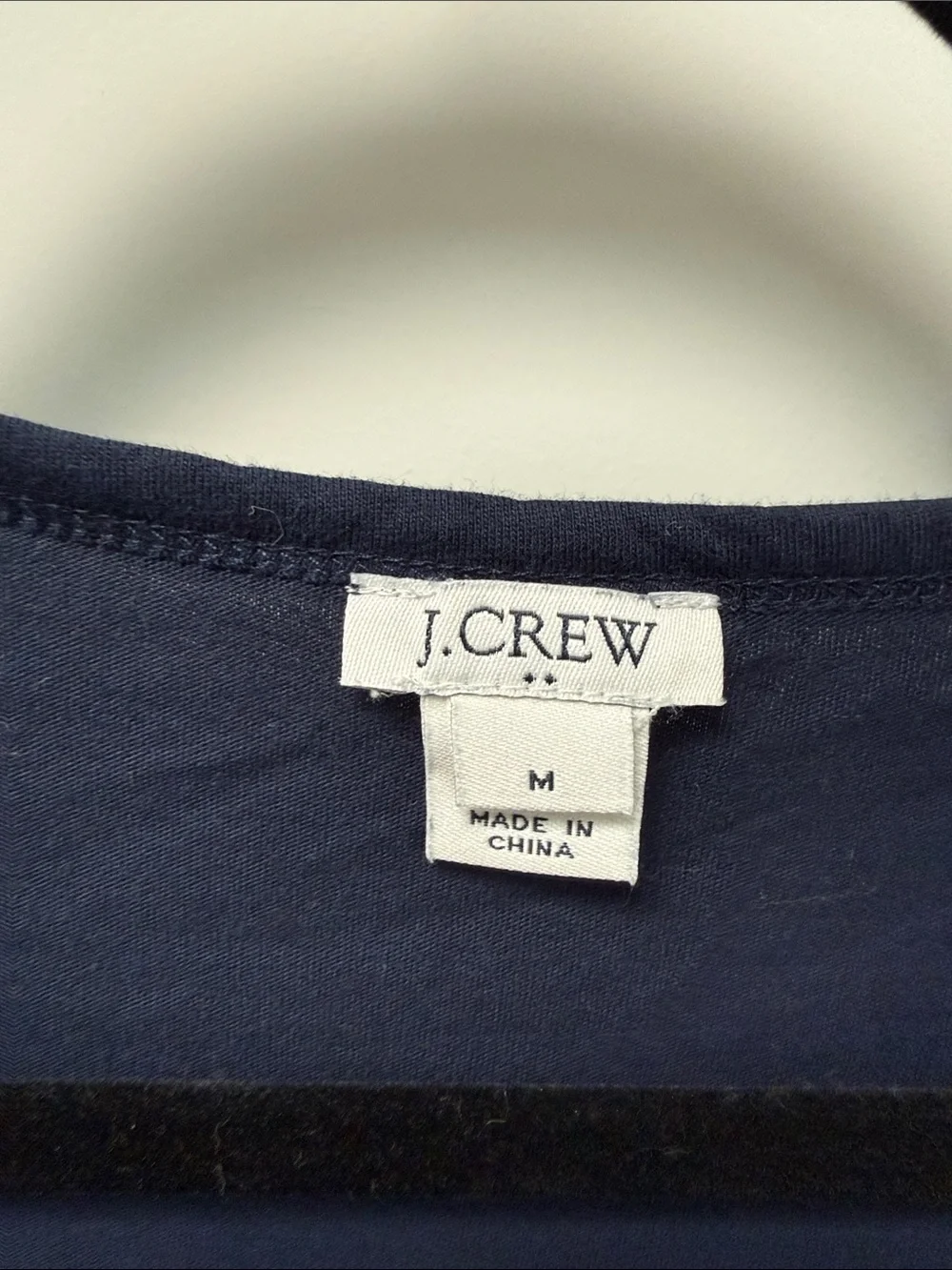 J. Crew Navy Crochet Knit Tank Top